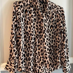 Ann Taylor Zebra blouse